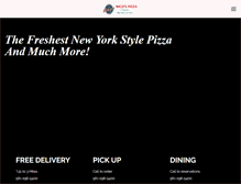 Tablet Screenshot of nicospizza.com